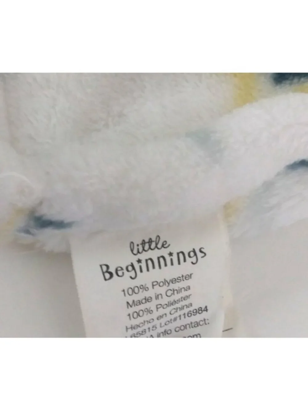 Little Beginnings Giraffe Lovey Snuggy Security Blanket 8